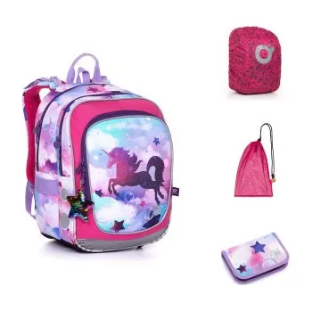 Školní batoh Sada pro školačku ENDY 20002 SET LARGE