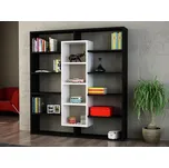 Policový regál BOJOHAGUR, černá/bílá + vyzvednutí ZDARMA