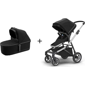 Kočárek Kočárek s korbičkou Thule Sleek Midnight Black 2020