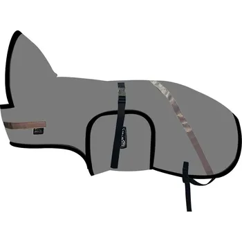 Obleček pro psa Zimní vesta JEDNOBAREVNÁ (25cm, šedá)