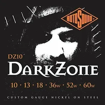 Struna pro kytaru a smyčcový nástroj Rotosound DZ10 DarkZone sada strun 6 ks