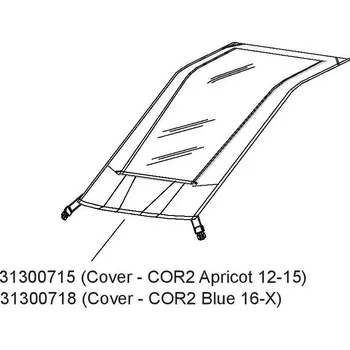 vozík za kolo Kryt Blue Corsaire 2 31300718