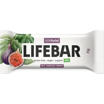 Čokoládová tyčinka Lifefood Lifebar tyčinka fíková RAW BIO 40g