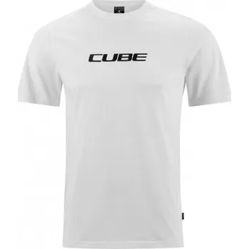 Pánské tričko Tričko CUBE Organic T-Shirt Classic Logo Barva: Bílá, Velikost: XL