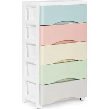 Zásuvkový kontejner Modern Home Kontejner s 5 zásuvkami 27 x 39 x 75 cm