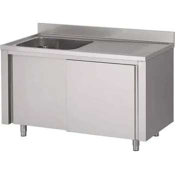 Nerezový dřez Dřezový stůl / skříň CS700 1200 levý