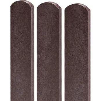 Plotovka Transform hnědá plastová plotovka 78 x 23, 2,0 m, s půlkulatou hlavou