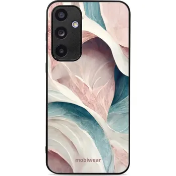 Pouzdro na mobilní telefon Lesklý kryt Mobiwear Glossy - Samsung Galaxy A55 5G - G026G - Růžový a zelenkavý mramor (Prémiové lesklé pouzdro, obal, kryt Mobiwear Glossy na mobil Samsung Galaxy A55 5G - G026G - Růžový a zelenkavý mramor, materiál Plast + TPU silikon - krytí po všech)
