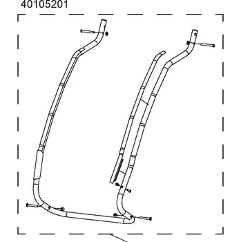 vozík za kolo Horní rám CX2 40105201