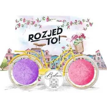 Kosmetická sada Dárkové balení 2 ks šumivých bomb - Rozjeď to