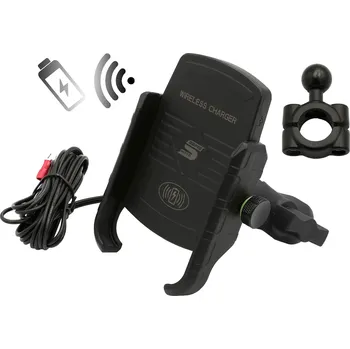 SEFIS EW 2 držák telefonu s bezdrátovým nabíjením na hrazdu velikost R-Ball S 8-14mm