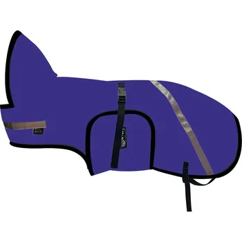 Obleček pro psa Zimní vesta JEDNOBAREVNÁ (55cm, fialová)