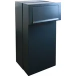 Kovosystém Parcel box | Schránka na balíky nastavitelná pro zazdění | čelní deska Antracit 395 x 195/800 x 290-510 mm RAL 7016