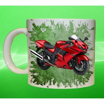 hrnek Kawasaki Ninja ZX II 75ml (hrneček s motorkou)