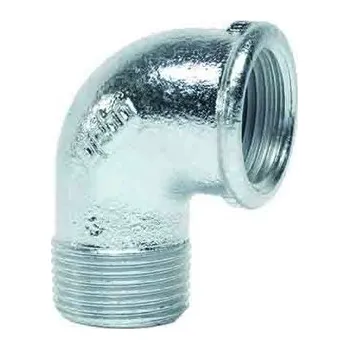 Instalatérský materiál GEBO koleno pozink vnější/vnitřní závit 3"