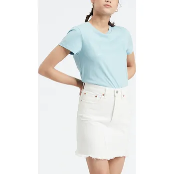 Dámské tričko Levi´s®Dámské perfect tee -sv.modré triko s nápisem z průhledného gelu