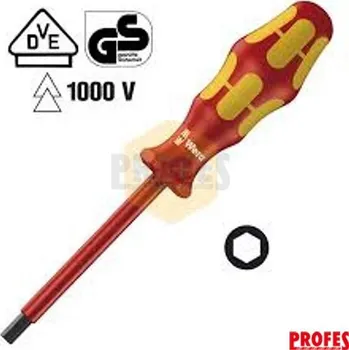 Ruční nářadí Wera Šroubovák šestihranný 3,0mm, izolovaný, WERA, 004655