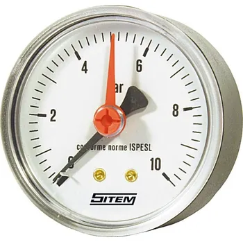 SITEM 0-6 bar manometr se zadním napojením G 1/4", průměr 50 mm