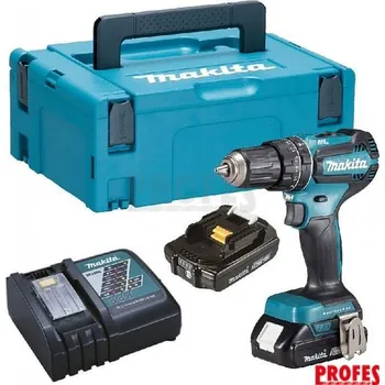 Makita DHP485RAJ aku bezuhlíková příklepová vrtačka 18V/2,0Ah