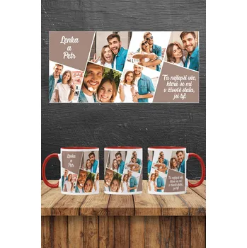 Hrnek Nejlepší věc v životě Barva: Červená