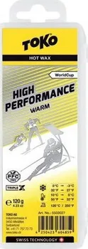 Lyžařský vosk Toko World Cup High Performance Warm -4 °C/0 °C 120 g 