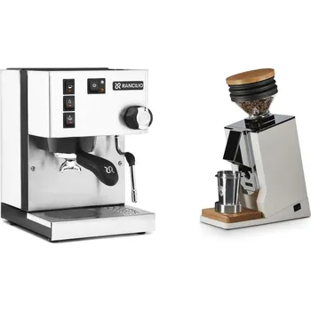 Kávovar Rancilio Silvia E, white + Eureka Mignon Single Dose, White &…
