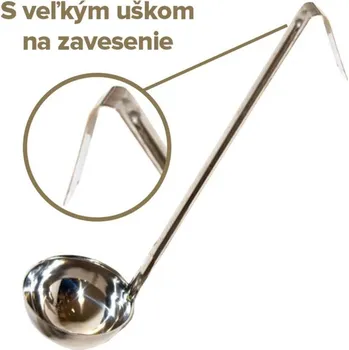 Naběračka Naběračka kuchyňská nerez 100 ml/ 8,2 cm délka 36 cm KLC