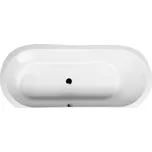 POLYSAN ASTRA O oválná vana 165x75x48cm, bílá 35611