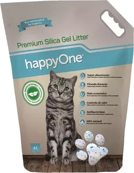 Podestýlka pro kočku HappyOne Premium Silica Gel Litter Natural 6 l
