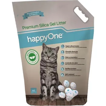 Podestýlka pro kočku HappyOne Premium Silica Gel Litter Natural 6 l