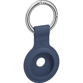 Příslušenství pro sluchátka AlzaGuard Silicone Keychain pro Airtag modrá