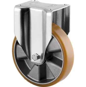 Dvoukolový ruční vozík HTI Přístrojové kolo pevné 160 mm, MC-6589