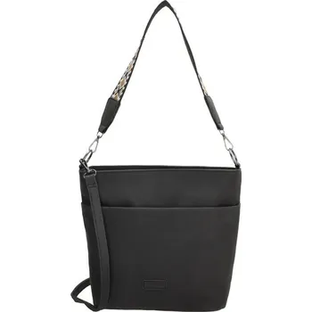 Kabelka Černá kabelka přes rameno se zdobeným ramínkem „Polly“