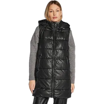 Dámská vesta vesta ONLY Anja Faux Leather - Black XL