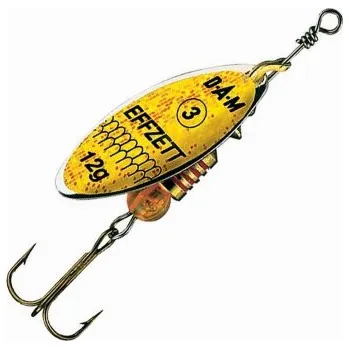 Umělá nástraha DAM třpytka Predator Spinner Yellow Glitter 3