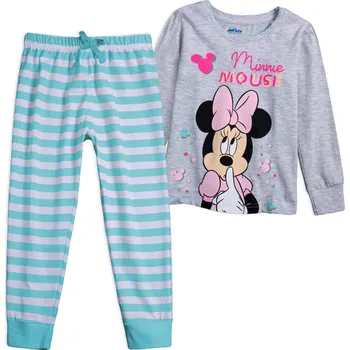 Dívčí pyžamo DISNEY MINNIE Dívčí pyžamo DISNEY MINIE PROUŽKY tyrkysové Velikost: 128