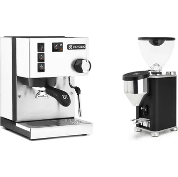Kávovar Rancilio Silvia BC, white + Rocket Espresso GIANNINO, black…