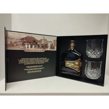 Rum Flor de Caňa 18 let 40% 0,7 l + 2 skleničky