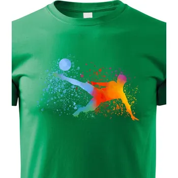 Chlapecké tričko Dětské tričko Fotbal, Barva Zelená, Velikost 122 cm/6 roků, Canvas Dětské tričko Bezvatriko.cz 1626