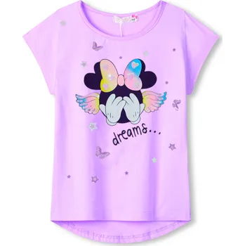 Dívčí tričko Dívčí tričko - KUGO WT0885, fialková Barva: Fialková, Velikost: 98