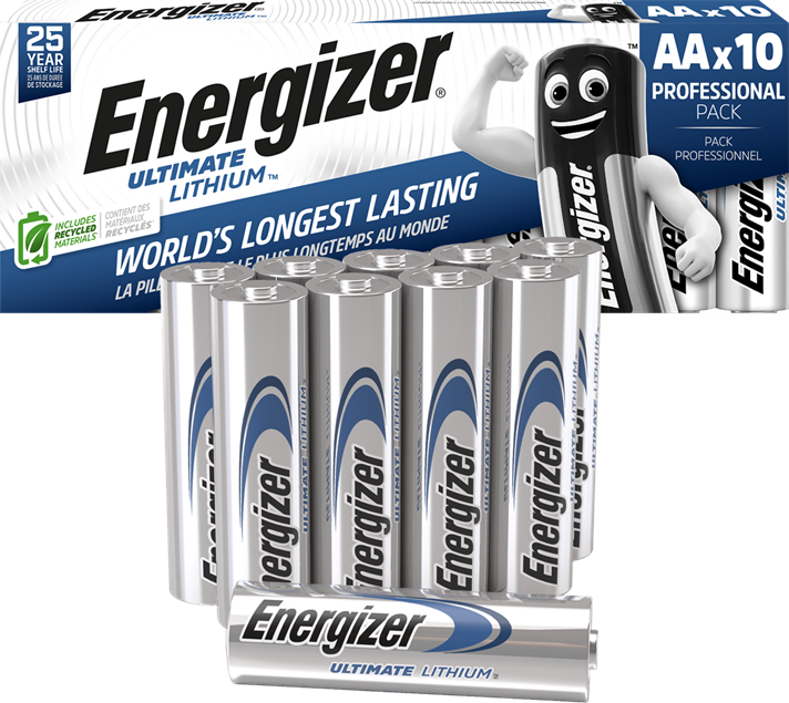 Energizer Ultimate Lithium AA 10 ks FR6, L91, množstevní sleva, CZ distribuce