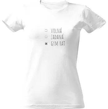 Dámské tričko Tričko s potiskem Vztah- Gym rat dámské
