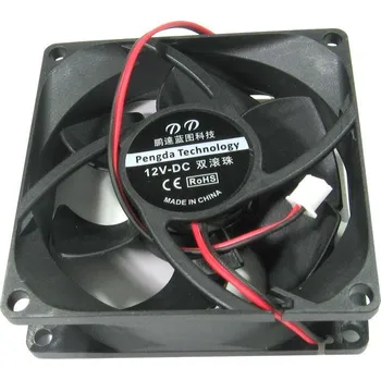 Průmyslový ventilátor Ventilátor 80x80x25mm 12V/0,17A, kuličková ložiska