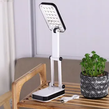 Lampička Zaparkorun Stolní LED lampa s 24 LED diodami bílá