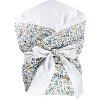 Zavinovačka ENIE BABY péřová zavinovačka Milly blue 80x80 cm