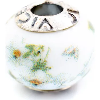 Dětské navlékací korálky Dámské korálky Viceroy VMB0013-20 Kaštanová zelená (1 cm)