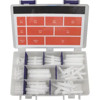 Nářadí pro automobil spojky plastové (vsuvky), sada 90 dílů - 100-08103