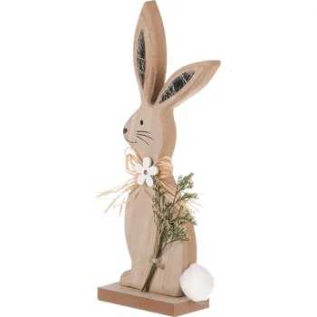 Vánoční ozdoba Autronic Zajíček dřevěný. - KLA726-S