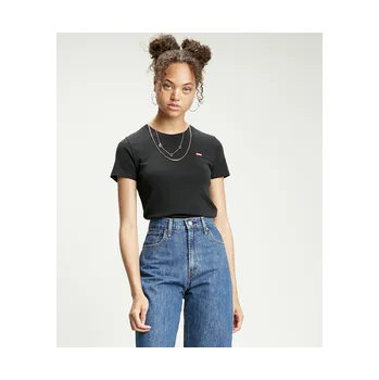 Dámské tričko Levi´s® SS RIB BABY TEE DÁMSKÉ TRIKO S KRÁTKÝM RUKÁVEM S