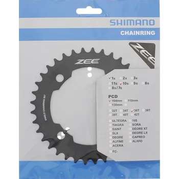 Komponent pro jízdní kolo SHIMANO převodník - ZEE M640 36 - černá